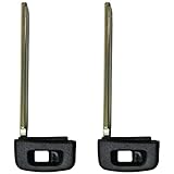 qualitykeylessplus Two Emergency Insert Blank Blade Replacements for Toyota Remote Key with Free KEYTAG