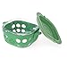 Lifefactory 1 Cup BPA-Free Glass Food Storage and Bakeware with Protective Silicone Sleeve and Lid, Grass Green