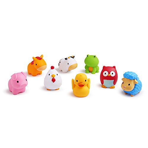 Munchkin Squirtin Bath Toy, Barnyard Friends