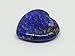 Single Polished Lapis Lazuli 25mm (1in) Puffy Heart - Natural Tumbled Gemstone Throat Chakra - Blueshift Industries