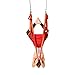 EverKing Aerial Yoga Straps Trapeze - Antigravity Yoga Swing/Sling/Inversion Tool,Air Flying Yoga Hammock Belt Fitness Swing Hammock for Yoga Inversion Exercises (Orange)
