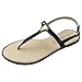 Sandalup Women's T-Strap Slingback Thong Flat Sandals
