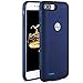 iPhone 7 Battery Case,Proker Ultra Slim Extended Portable Charger for iPhone 7 with 2800mAh Capacity Juice Pack/Lightning Cable Input Mode (Blue)