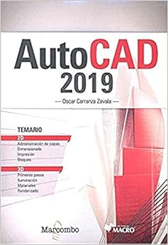 Livres Couvertures de AutoCAD 2019 (Español) Tapa blanda – 1 febrero 2019