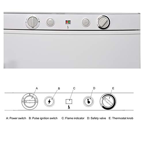 4 Propane+Refrigerator+Electric+Thermostat+Indicator