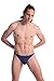 ONEFIT Men's Cotton Thongs G-string Underwear, Pack of 4, Small, Black