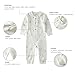 Owlivia Organic Cotton Baby Boy Girl Zip up Sleep N Play, Footless, Long Sleeve(12-18 Months, Blue)