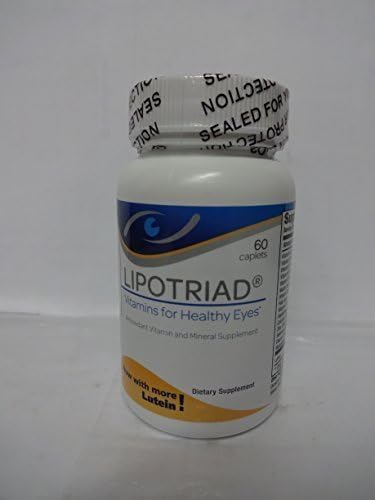 Lipotriad Original Eye Vitamin and Mineral Supplement Caplets - 2 Pack - 60 ea by Lipotriad LLC