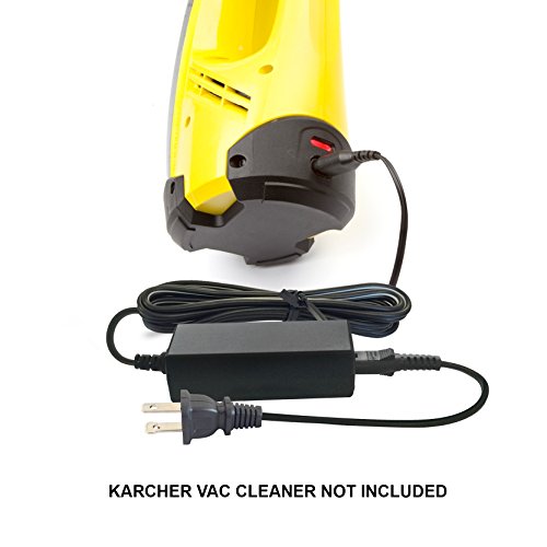 ABC Products Replacement K&auml;rcher 5.5v 600mA Battery Charger / Adapter Adaptor Power Supply Cord 2.633-115.0 / 26331150 for WV2 WV 2 Premium 2nd Generation , WV5 WV 5 Premium 2nd Generation, WV50, WV 50, WV50 Plus, WV51, WV55 WV 55 R, WV60, WV 60, WV60 Plus, WV70, WV 70 Plus, WV75, WV 75 Plus Window Vac Vacuum Cleaner / Power Squeegee