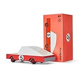 Candylab Toys - CandyCar Red Racer - Solid Beech Wood