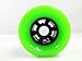83mm Longboard Flywheels Wheels + ABEC 7 Bearings Spacers (Green)