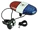 Bicycle Police Sound Lights Bike LED Light Electronic Horn Siren Horn Bell, 6 LED Light 4 Sounds Trumpet Cycling Horn Bell, Police Siren Warning Safety Light, Waterproof Bicycle Lights Accessories