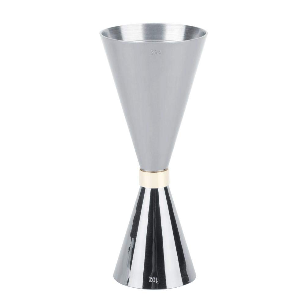 Double Jigger 30ml & 60ml Stainless Steel Jigger Cone Shape Drink Wine Measuring Cup Bar Accessories Tool