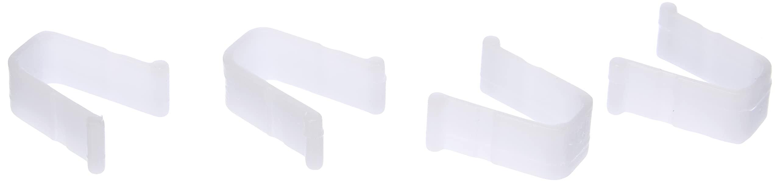 Gardinia End Stop For GE And P2U Curtain Rod Models, 10 Pack, Plastic, White
