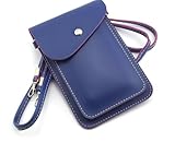 Big Dragonfly Universal PU Leather Two Layers Mobile Phone Bag & Pouch & Purse for iPhone 5/5S iPhone 4 /4s Samsung Galaxy Note 2/3 Samsung Galaxy S5 S4 S3 And All Other Kinds of Mobile Phones (Blue)