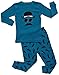 Leveret Little Boys Mustache 2 Piece Children Pajama 100% Cotton (12M-5Y)