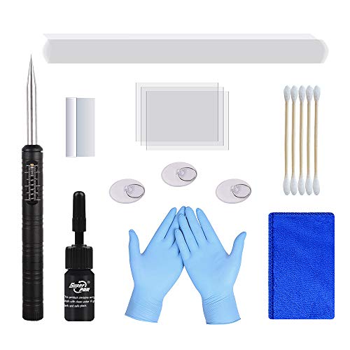 SuperPDR [New Upgrade] Windshield Repair Kit,DIY Fix Windshield Kit for Fix Auto Glass Windshield Crack Chip Scratch