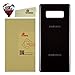 LUVSS Glass for Samsung Galaxy Note 8 SM-N950 Backing Glass Replacement Panel Cover Case Housing + Camera Lens with Repair Manual DIY Tools Kit (Midnight Black)