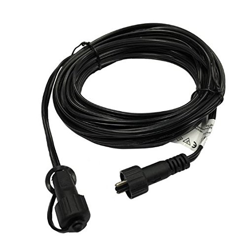 Garden Magic Extension Cable - 6m SPT1, Black, Male-to-Female, 12v, 120w, Compatible with Techmar & Luxform SPT1 Devices