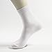 SDS Women and Men Thin Antibacterial Bamboo Fiber Socks Pack of 5 White