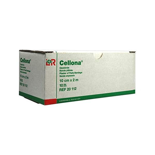 CELLONA Gipsbinden 10 cmx2 m 10 St