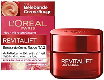L'Oréal Paris Revitalift - Crema revitalizante para el cuidado facial, antiarrugas, extra firme, con ginseng rojo, 50 ml