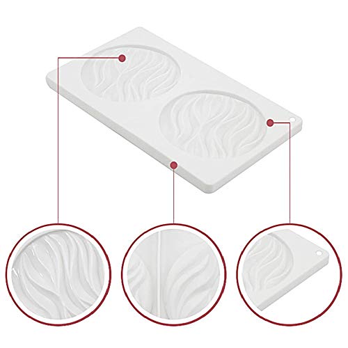 Wewin Silicone Decorating Tool 3D Wave Shape Cake Mold for Fondant Chocolate Mousse Cakes Mould Sugar Baking Tools Moulds
