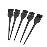 WINOMO 5pcs Hair Color Dye Comb Brushes (Black)