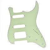 Dopro 11-Hole Strat HSS Guitar Pickguard 3-Screw