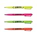 AVERY Hi-Liter Pen-Style Highlighters, Smear Safe Ink, Chisel Tip, 4 Assorted Color Highlighters (23545)