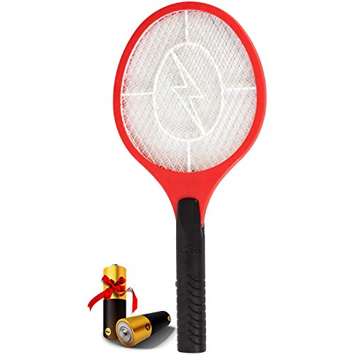 ASISNAI Bug Zapper 18" Electric Fly & Mosquito Swatter Racket Outdoor