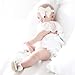 Angekids Baby Infant Girl Pure White Pretty Lace Floral Princess Party Dress Romper (0-3M(Tag3), White)