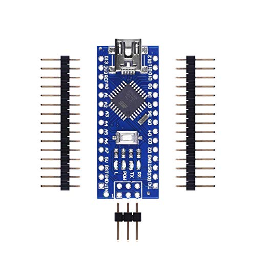 Longruenr Mini Nano V3.0 ATmega328P 5V 16M Micro Controller Board Module Compatible for ArduinoIDE ( Need Soldered)