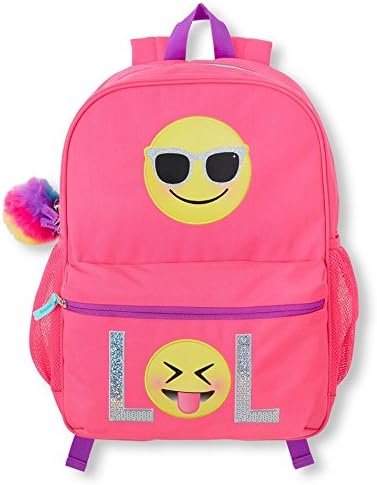 Back to School Backpack Lunchbox Accessories (Children's Place LOL Emoji 16")