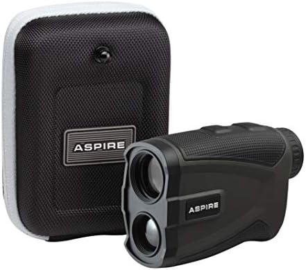 Aspire Golf Platinum Laser Rangefinder with Slope, 6X Magnification, 1000 Yards, Pin Seek, Target Lock, Vibration Alert, Noise Filtration, IPX5 Water Resistance — Case and Battery Included Aspire Golf Platinum Laser Rangefinder with Slope, 6X Magnification, 1000 Yards, Pin Seek, Target Lock, Vibration Alert, Noise Filtration, IPX5 Water Resistance — Case and Battery Included