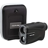 Aspire Golf Platinum Laser Rangefinder with Slope, 6X Magnification, 1000 Yards, Pin Seek, Target Lock, Vibration Alert, Noise Filtration, IPX5 Water Resistance â€” Case and Battery Included