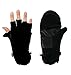 Hot Headz PolarEx Glomitts Gloves, Black, Large/X-Large