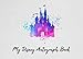 My Disney Autograph Book: Kids Autograph Journal for Boys and Girls For Character Signatures - Watercolor Castle Design