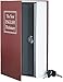 Amazon Basics Book Safe, Key Lock, Large, Red
