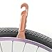 FunFitness Bike Tire Lever - Pink - Premium Hardened Plastic Levers to Repair Bicycle Tube - Must Have Tool Kit for Road Bicyclist - Set of 3