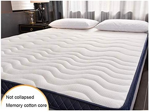 YANGLIYU Topper | Memory Foam Mattress Topper | Latex + Memory Cotton 10cm Thickness Can Be Used As Mattress, Floor Mat, Tatami Mat (Color : White, Size : 180x200cm)