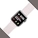 HILIMNY Compatible for Apple Watch Band 42mm, New Nylon Sport Loop, with Hook and Loop Fastener, Adjustable Closure Wrist Strap, Replacement Band Compatible for iwatch, (42mm, Pearl Pink)