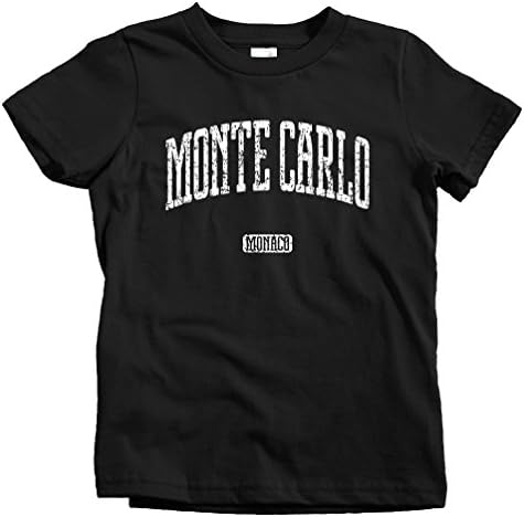 Smash Vintage Kids Monte Carlo T-Shirt - Black, Youth X-Large