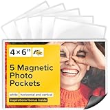 Magnetic Picture Frames - 4x6 5 Pcs, Picture