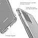 Temdan for Samsung Galaxy S20 Ultra Case, Anti-Scratch Clear Case with Hard PC Shield+Soft TPU Bumper Designed for Samsung Galaxy S20 Ultra 5G 6.9 inch 2020 -Crystal Clear