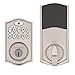 Kwikset SmartCode 914 Keypad Smart Lock (Amazon Key Edition – Amazon Cloud Cam required), Compatible with Alexa, featuring SmartKey in Satin Nickel