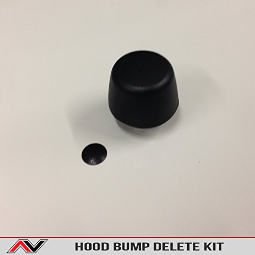 AlphaVinyl Jeep Wrangler Jk 2007-2016 Hood Bump Delete Kit Eliminates Bulky Factory Hood Bumps Snap in Exactly Like OEM Style Install in Under 5 Minutes