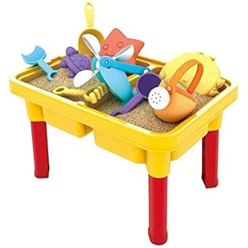 Wishtime Kids Sand And Water Table Outdoor Indoor Beach Play Activity Table Sandbox With Cover And 15 Pcs Accessories For Kids Toddlers And