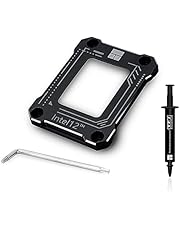 12th Gen LGA 1700 CPU Bending Corrector Frame;Anti-Bending Buckle; All Aluminum Alloy Material(Black)