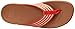 FitFlop Women's Surfa Flip Flop, Flame/Stone, 5 M US